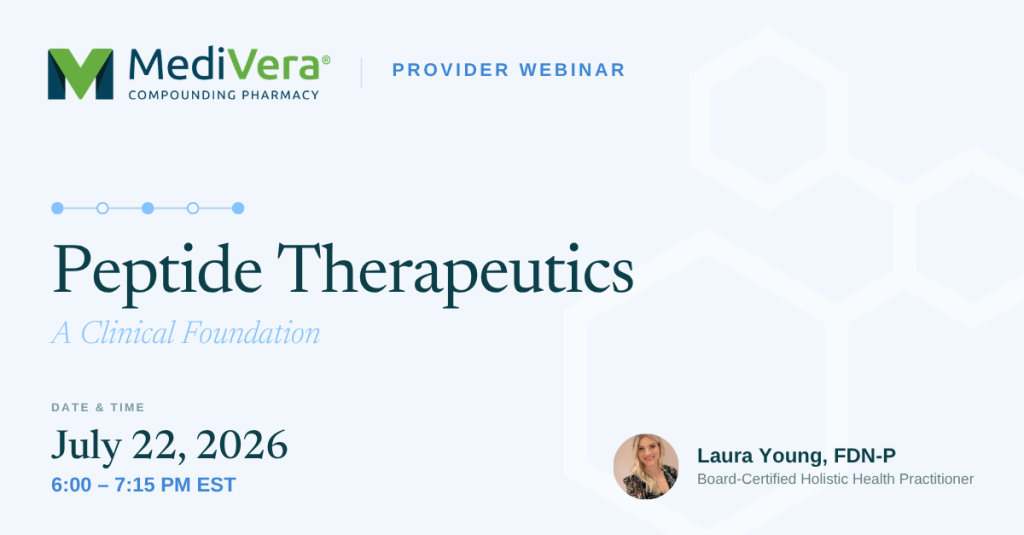 Peptide Therapeutics Webinar MediVera Compounding Pharmacy