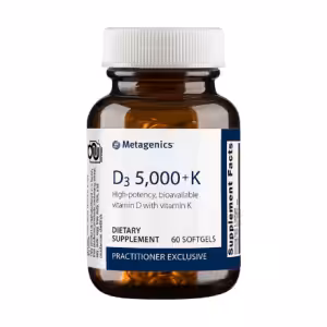 D3 5000+K – 60 Softgels by Metagenics