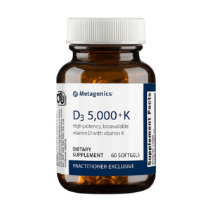 D3 5000+K – 60 Softgels by Metagenics