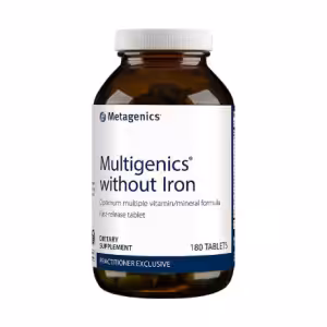 Multigencis Without Iron – 180 Tabs by Metagenics