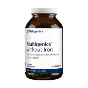 Multigencis Without Iron – 180 Tabs by Metagenics