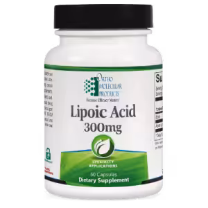 Lipoic Acid 300mg – 60 Caps by Ortho Molecular Products