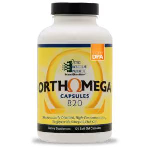 Orthomega 820 – 120 Caps by Ortho Molecular Products