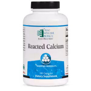 Reacted Calcium – 180 Caps by Ortho Molecular Products