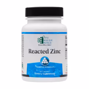 Reacted Zinc 54mg – 60 Caps by Ortho Molecular Products