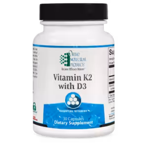 Vitamin K2 With D3 – 30 Caps by Ortho Molecular Products
