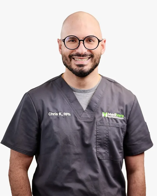 Chris Kinaya, PharmD, Compounding Pharmacist at MediVera Compounding Pharmacy